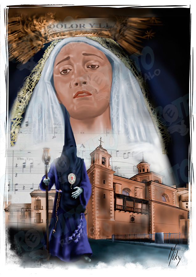 Óleo de la Virgen de la Soledad del Puente.