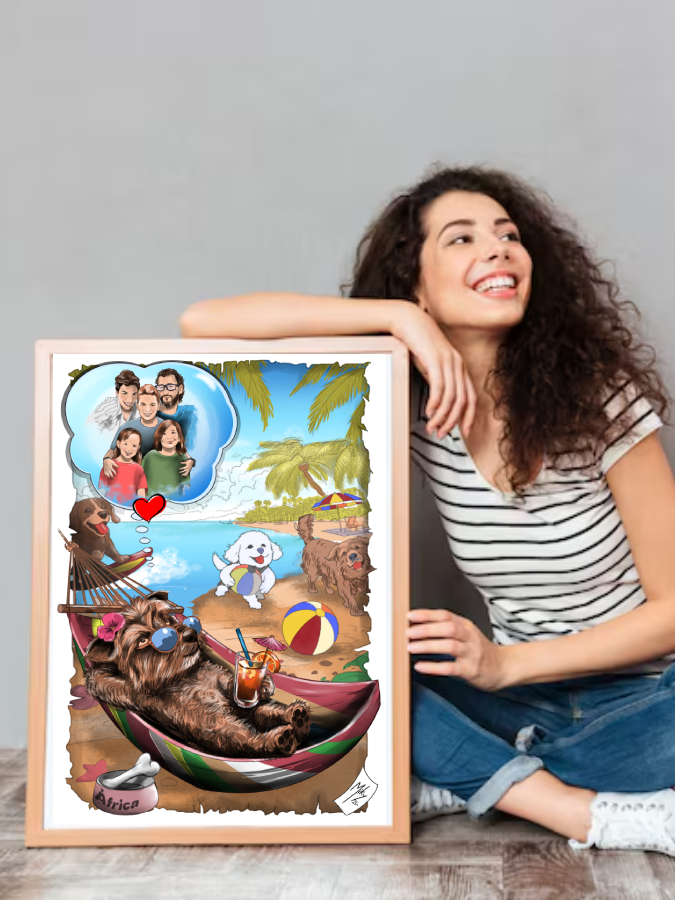 Detalle 4 Si quieres sorprender con un detalle diferente, nuestros dibujos divertidos para regalar son la opción perfecta. Creamos caricaturas e ilustraciones personalizadas que sacarán una sonrisa y se convertirán en un recuerdo inolvidable.